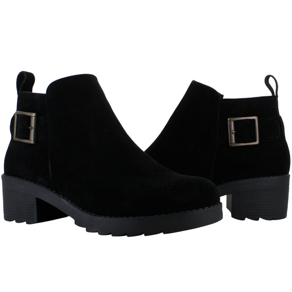 BEEN CLASS BOTIN TACON ANCHO VESTIR MODA HEBILLA MUJER 91194