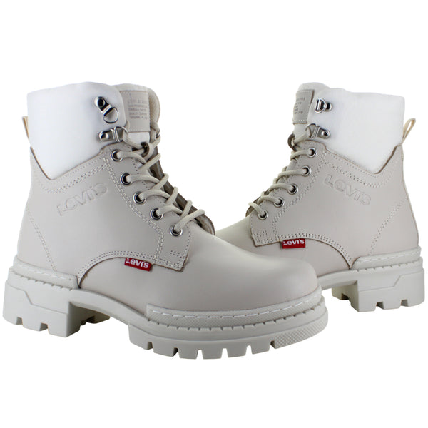 LEVIS BOTA URBANA MILITAR CASUAL ELEGANTE PIEL MUJER 91239