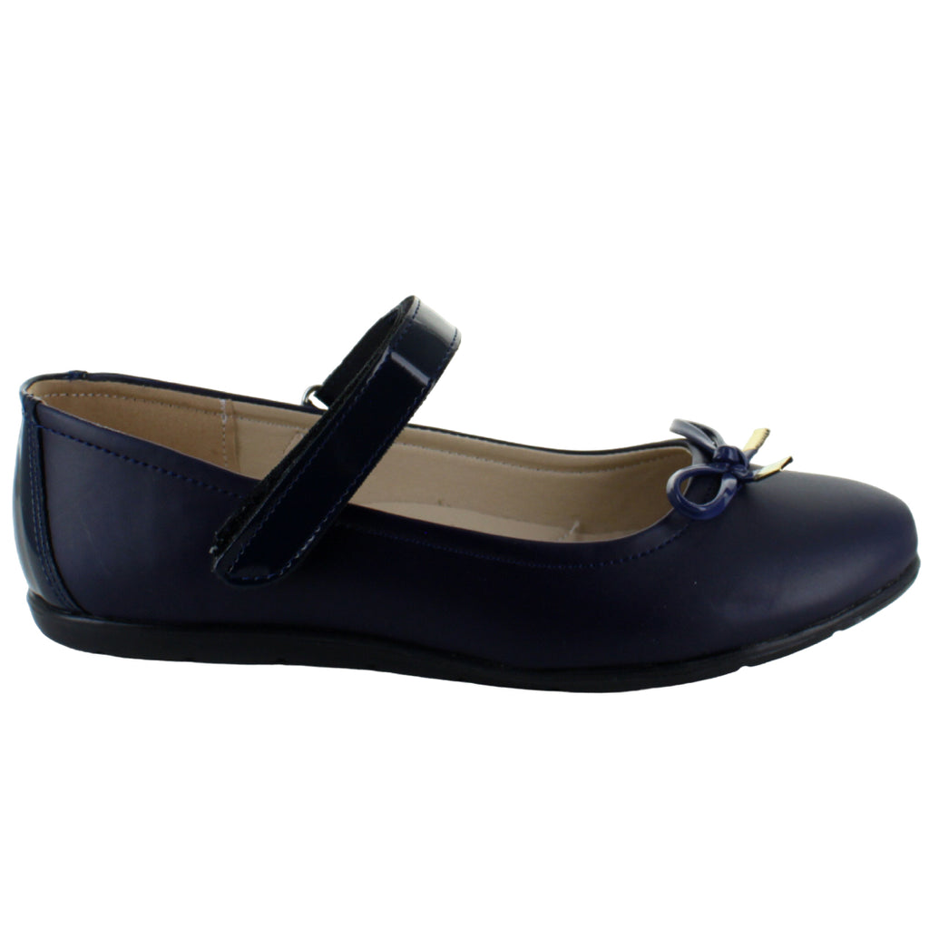 DOMINIQ ZAPATO BALERINA ESCOLAR MODA CASUAL MOÑO MUJER 91262