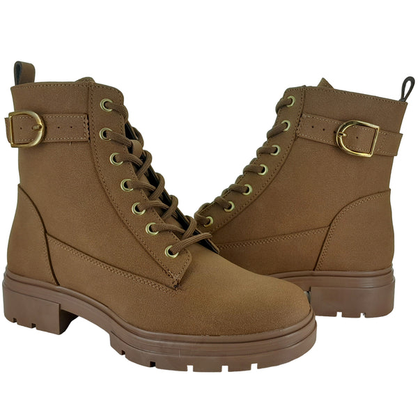 YUYIN BOTA URBANA MODA CASUAL AJUSTABLE HEBILLA MUJER 91277