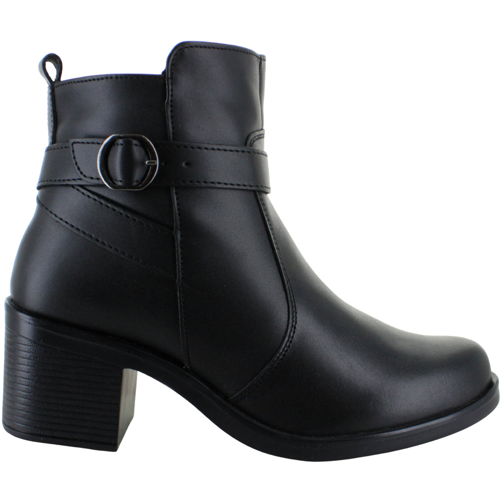 YUYIN BOTIN TACON ANCHO MODA ELEGANTE HEBILLA MUJER 91280