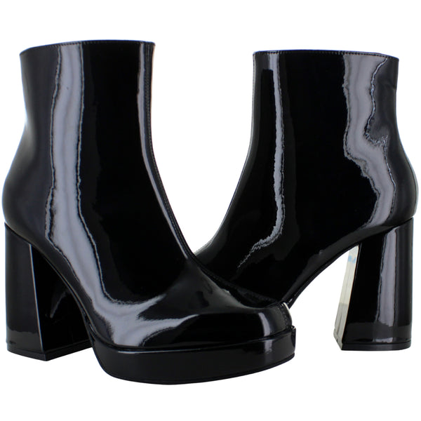 LADY PAULINA BOTA TACON PLATAFORMA VESTIR CHAROL MUJER 91285