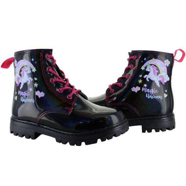 TROPICANA BOTA URBANA UNICORNIO AJUSTABLE CHAROL NIÑA 91325