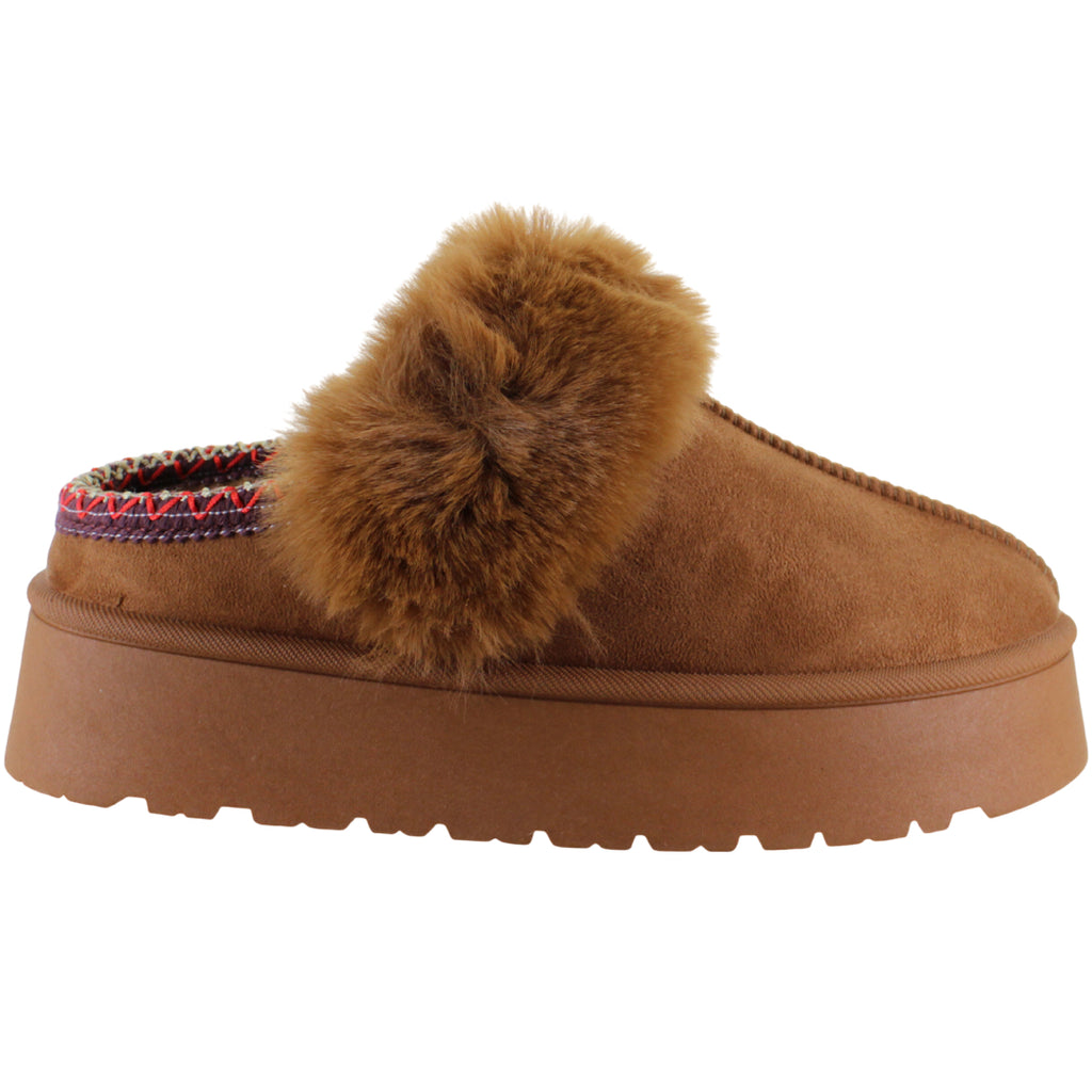 FUROR PANTUFLA SUECO PELUCHE AFELPADA INVIERNO MUJER 91421