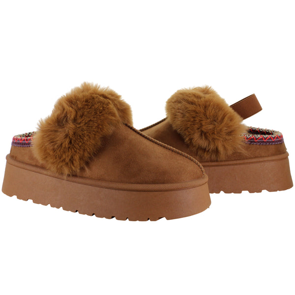 FUROR PANTUFLA SUECO PELUCHE AFELPADA INVIERNO MUJER 91421