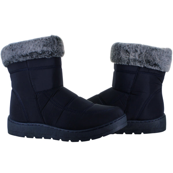 FUROR BOTA MODA FRIO INVIERNO CASUAL AFELPADA MUJER 91426