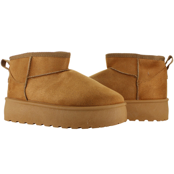 FUROR BOTIN MODA FRIO INVIERNO CASUAL AFELPADA MUJER 91431