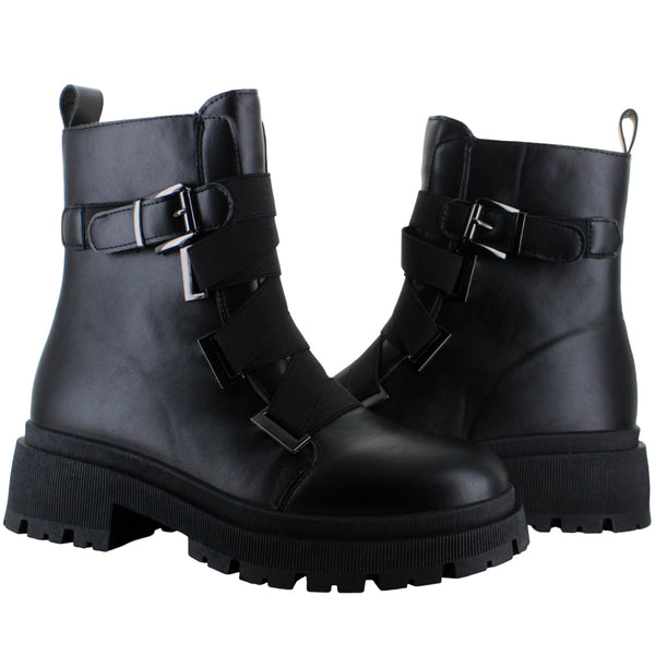 VIA URBANA BOTA MODA CASUAL RESORTES AJUSTABLE MUJER 91481