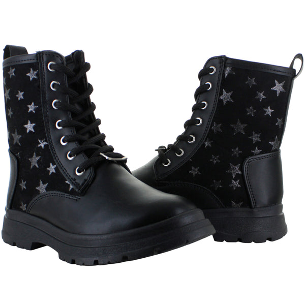 LADY ONE BOTA URBANA MODA CASUAL STARS AJUSTABLE NIÑA 91525