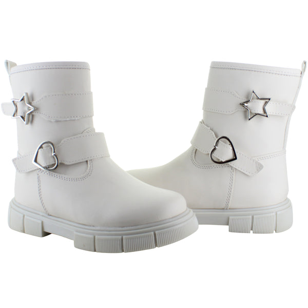 BAMBINO BOTA URBANA MODA CASUAL AJUSTE HEBILLAS NIÑAS 91547