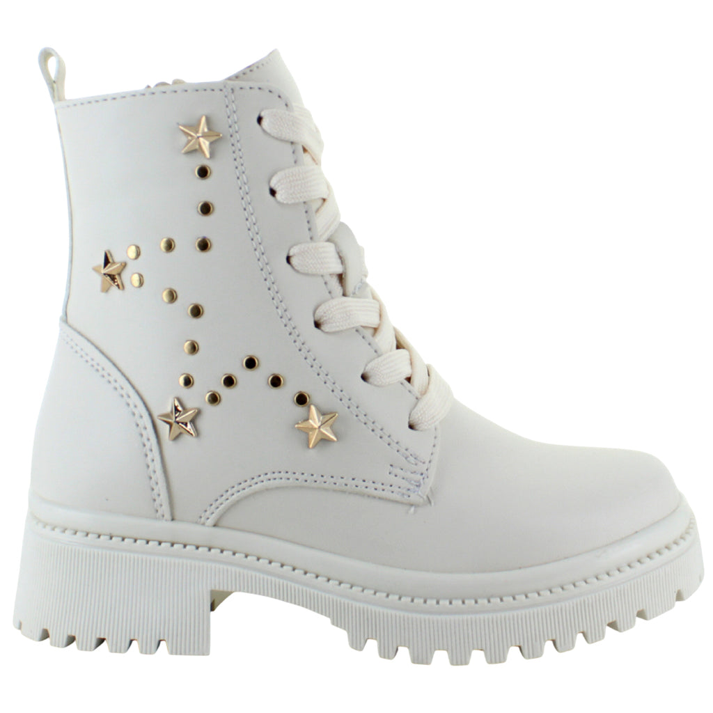 YUYIN BOTA URBANA MODA CASUAL ESTRELLAS AJUSTABLE NIÑA 91549