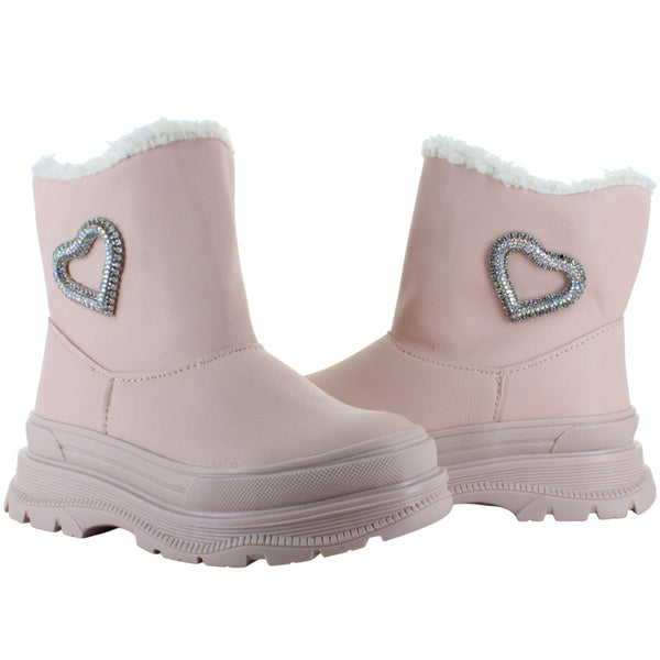 LADY ONE BOTA URBANA MODA FRIO INVIERNO AFELPADA NIÑA 91567