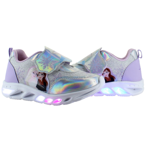 FROZEN TENIS SNEAKERS ANA ELSA LUZ CASUAL CONFORT NIÑA 91651