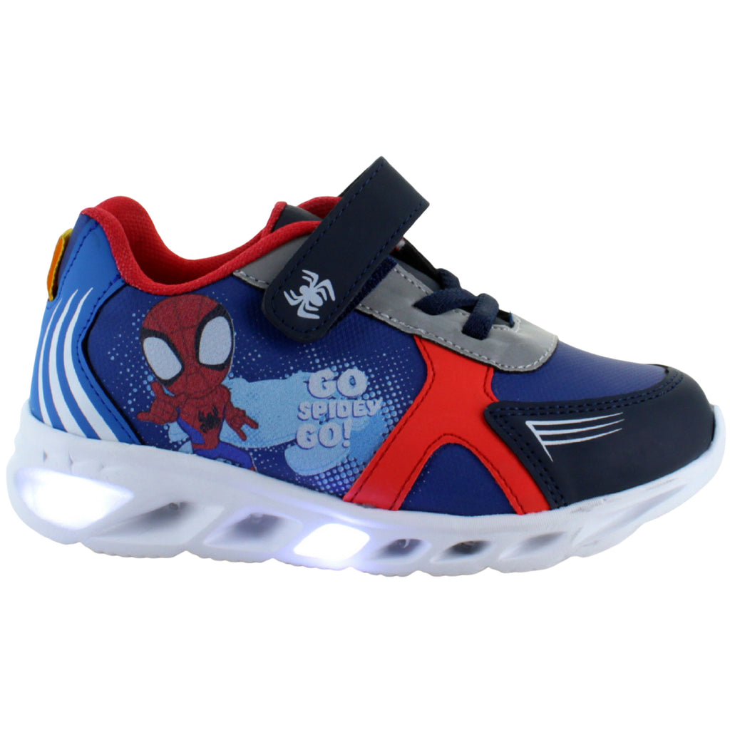 SPIDERMAN TENIS SNEAKERS URBANO LUCES LED CONFORT NIÑO 91653