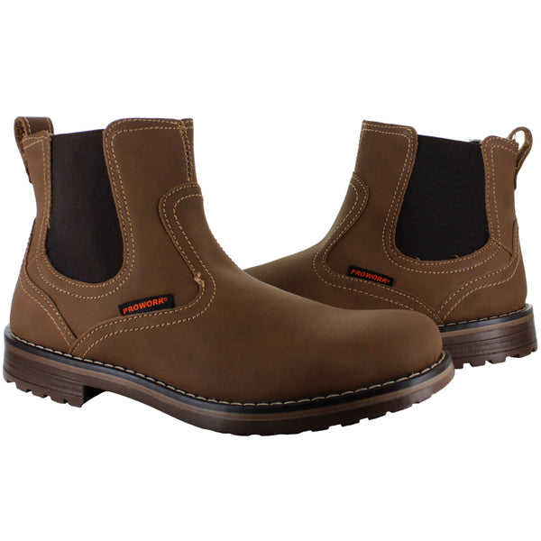 PRO WORK BOTIN CHELSEA CASUAL ELEGANTE RESORTES HOMBRE 91690