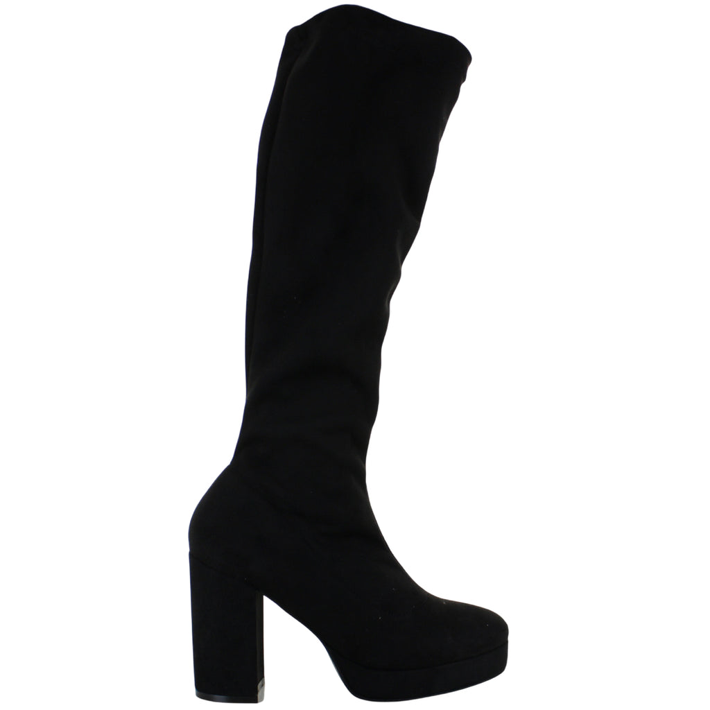 LADY PAULINA BOTA ALTA TACON ANCHO MODA ELEGANTE MUJER 91876