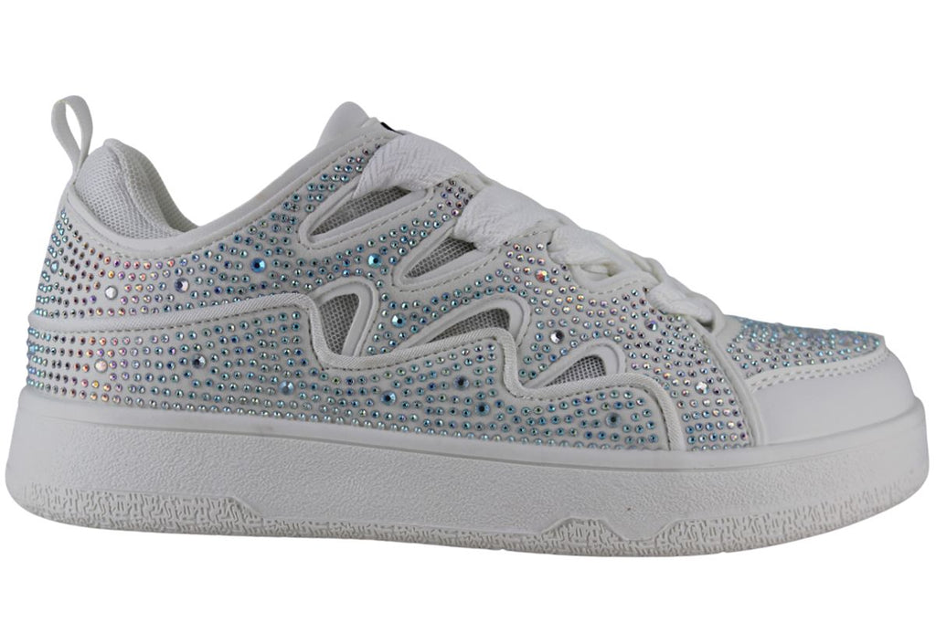 CLASBEN TENIS SNEAKERS URBANO MODA SPORT BRILLOS MUJER 92003
