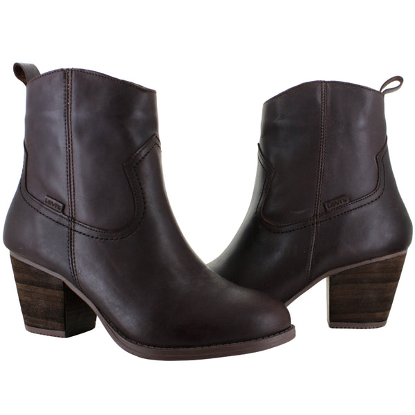 LEVIS BOTIN VAQUERO TACON VESTIR ELEGANTE PIEL MUJER 92126