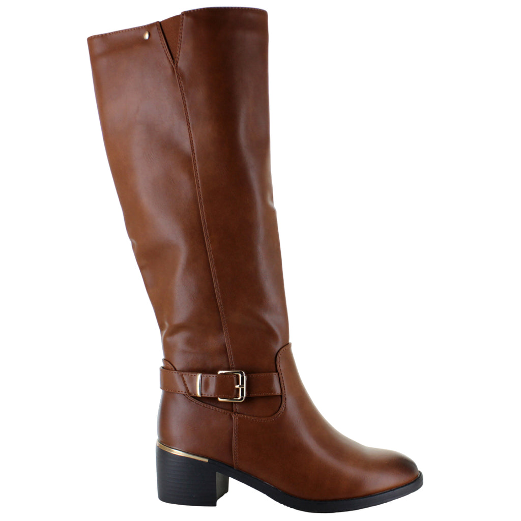 PERUGIA BOTA ALTA CAMPERA MODA ELEGANTE HEBILLA MUJER 92167