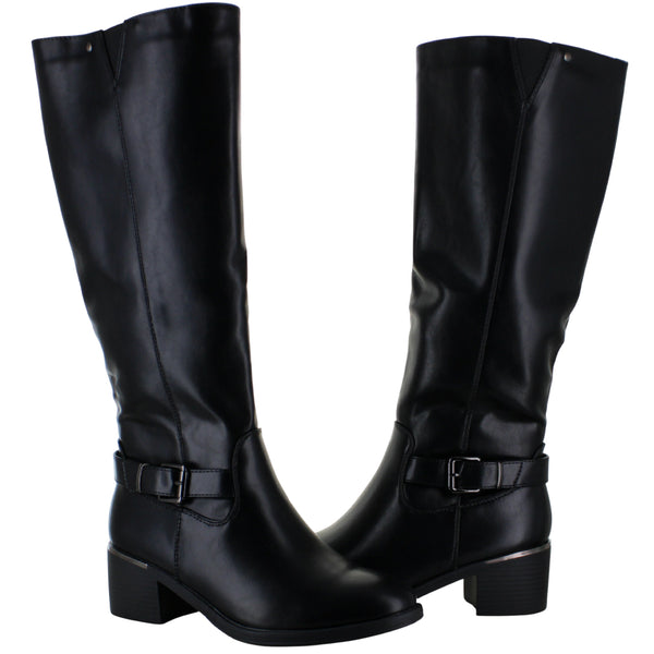 PERUGIA BOTA ALTA CAMPERA MODA ELEGANTE HEBILLA MUJER 92170