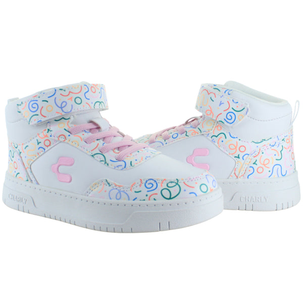 CHARLY TENIS BOTA SNEAKERS URBANO CASUAL SPORT NIÑAS 92315
