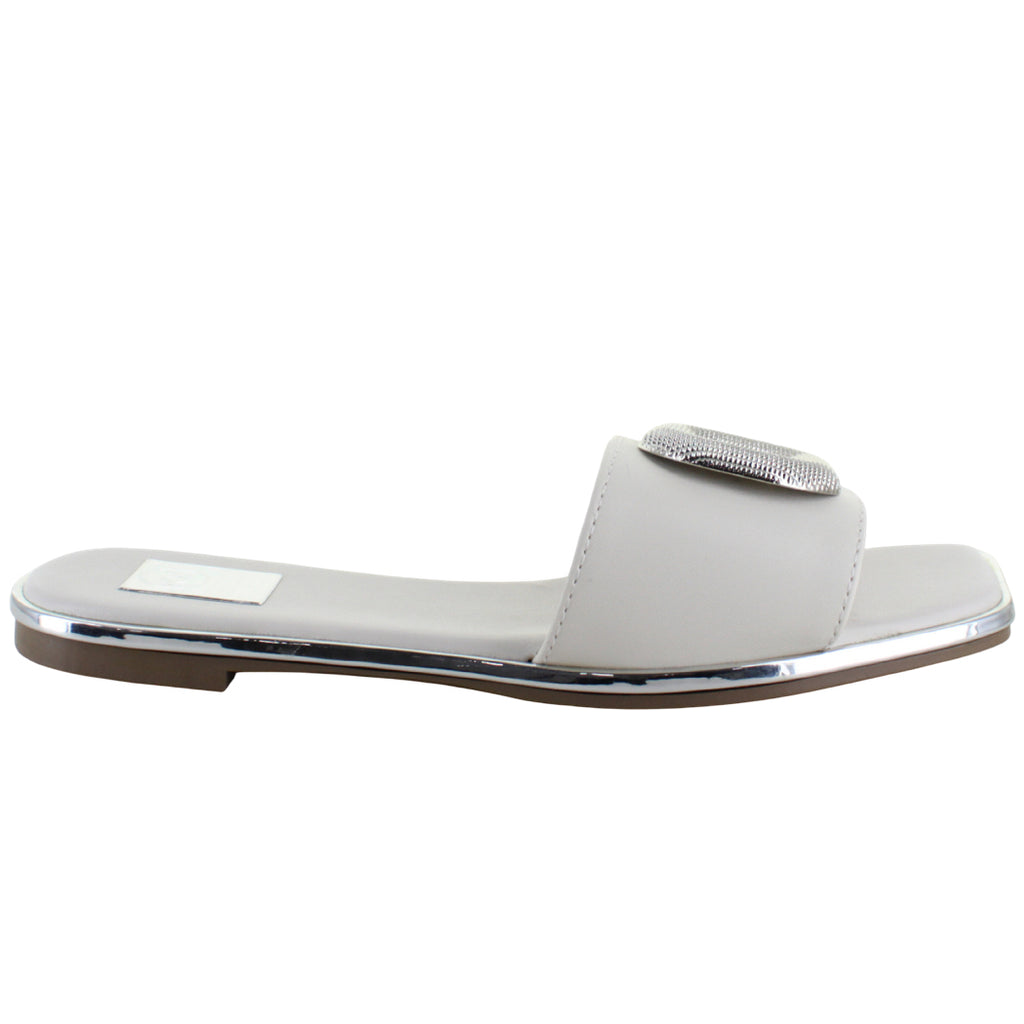 KY SANDALIA SLIDE MODA CASUAL ELEGANTE BRILLOS MUJER 92427