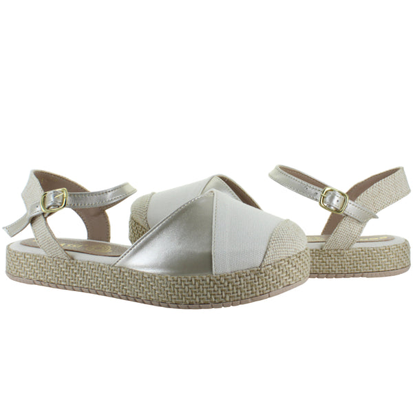RONASSI ALPARGATA VESTIR MODA CASUAL YUTE LONA MUJER 92508