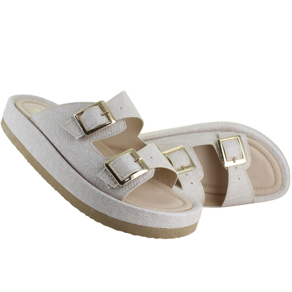 BEEN CLASS SANDALIA MODA CASUAL CONFORT HEBILLAS MUJER 92520