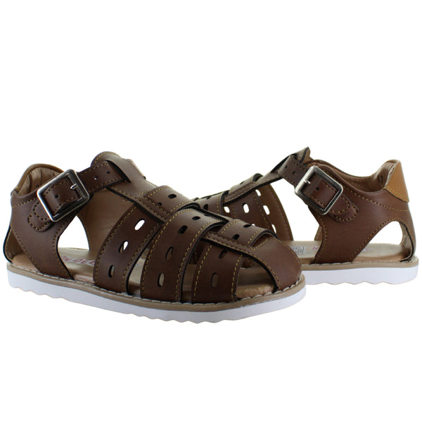 YONDEERS SANDALIA HUARACHE CASUAL CERRADO HEBILLA NIÑO 92654