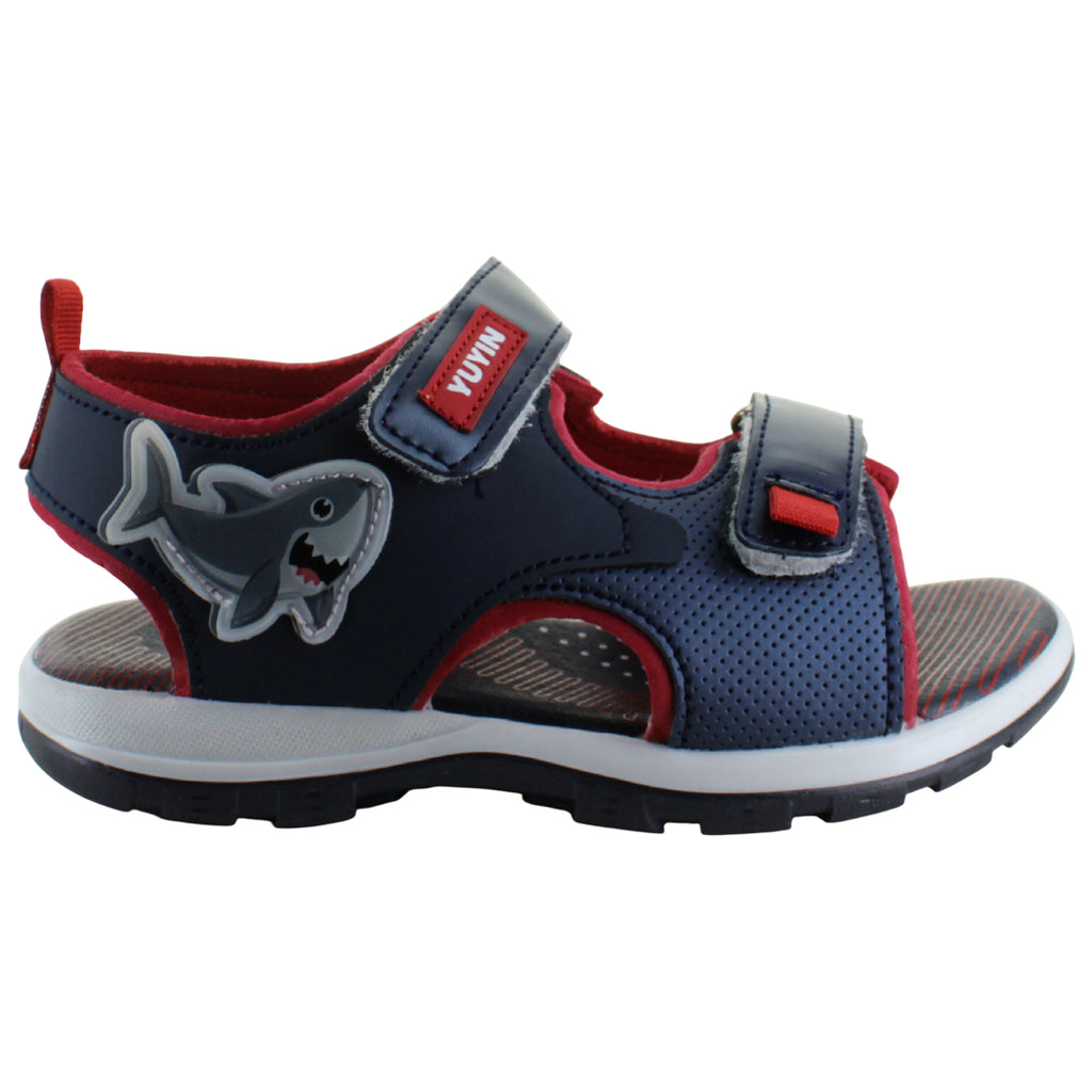 YUYIN HUARACHE CASUAL TIBURON AJUSTABLE CONTACTEL NIÑO 92682