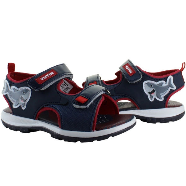 YUYIN HUARACHE CASUAL TIBURON AJUSTABLE CONTACTEL NIÑO 92682