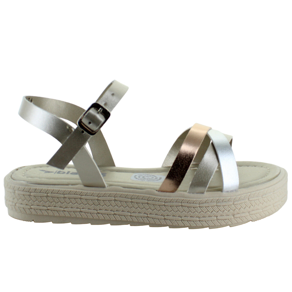 BLASITO SANDALIA HUARACHE CASUAL TIRAS HEBILLA NIÑA 92706