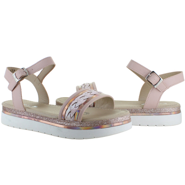 BAMBINO SANDALIA CASUAL BRILLOS AJUSTE HEBILLA NIÑA 92710