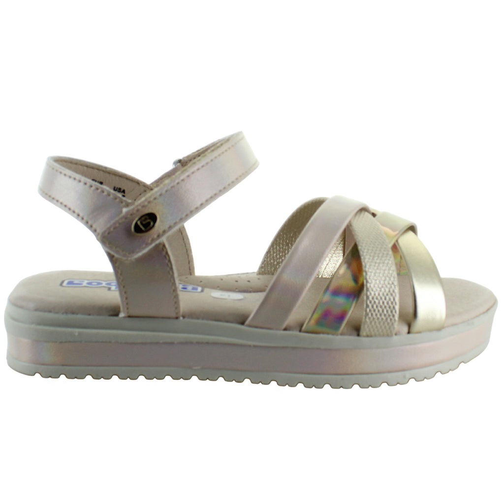COQUETA SANDALIA VESTIR CASUAL BRILLO CONTACTEL NIÑA 92890