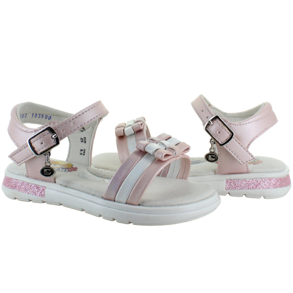 COQUETA SANDALIA VESTIR MODA CASUAL MOÑOS HEBILLA NIÑA 92893