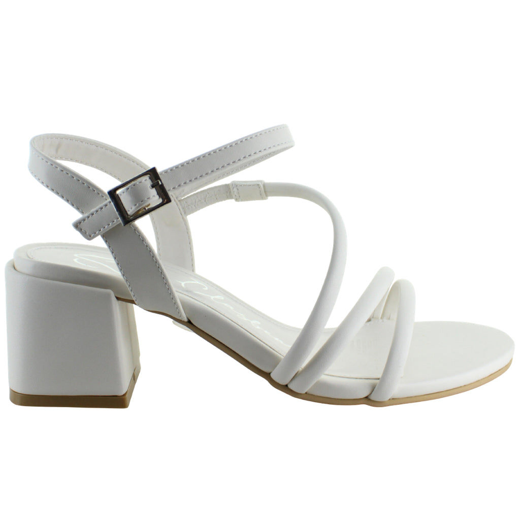 CLASBEN SANDALIA TACON ELEGANTE FIESTA HEBILLA MUJER 92940