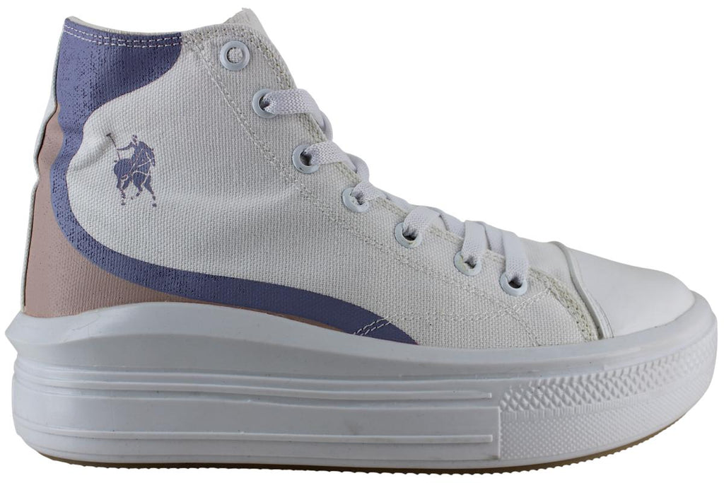 AMERICAN POLO TENIS BOTA URBANO MODA CASUAL LONA MUJER 93194