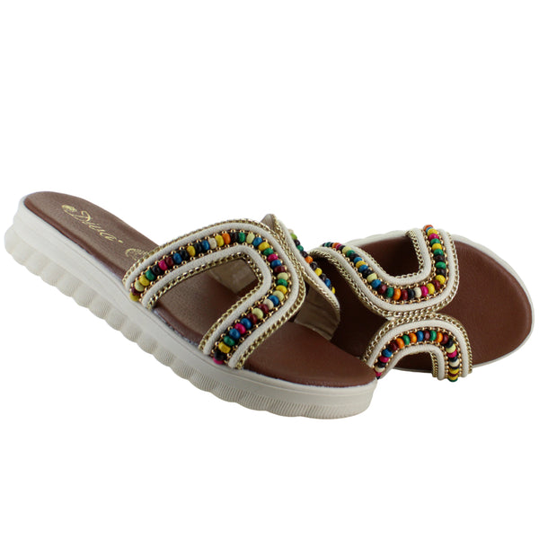 DIVA SANDALIA SUECO SLIDE MODA CASUAL ELEGANTE MUJER 93235