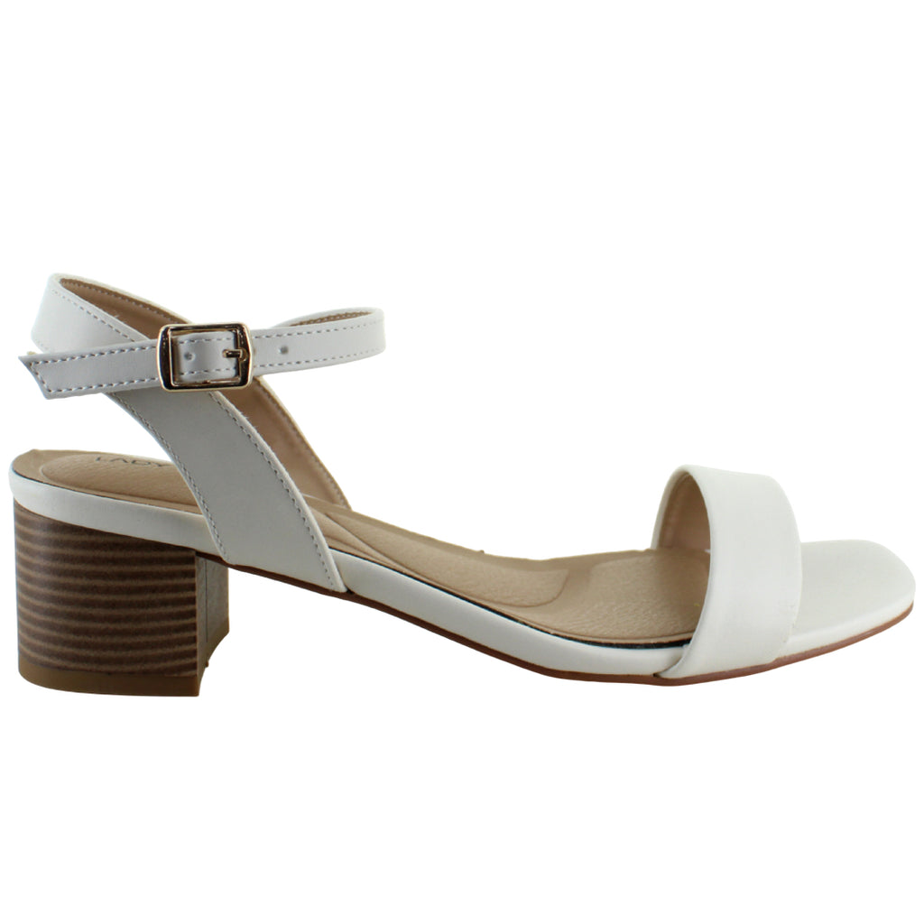 LADY PAULINA SANDALIA TACON BAJO MODA ELEGANTE MUJER 93262