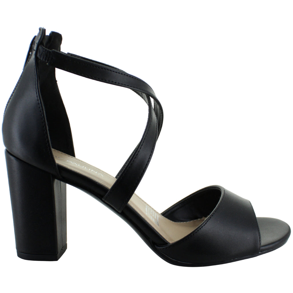 LADY PAULINA SANDALIA TACON ANCHO MODA ELEGANTE MUJER 93264