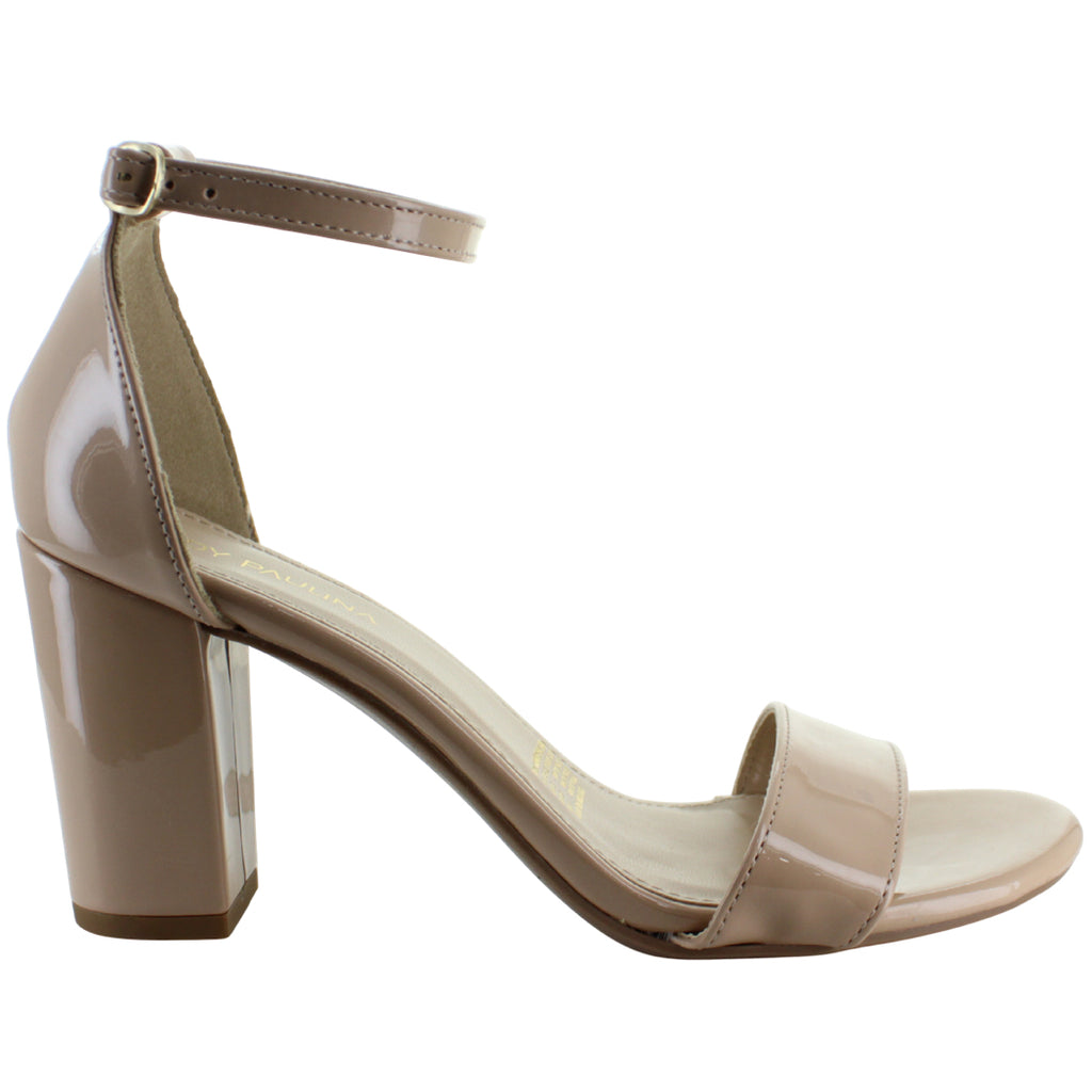 LADY PAULINA SANDALIA TACON ANCHO MODA ELEGANTE MUJER 93266