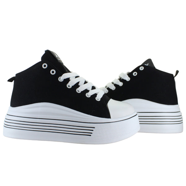 CLASBEN TENIS BOTA URBANO PLATAFORMA MODA SPORT MUJER 93367