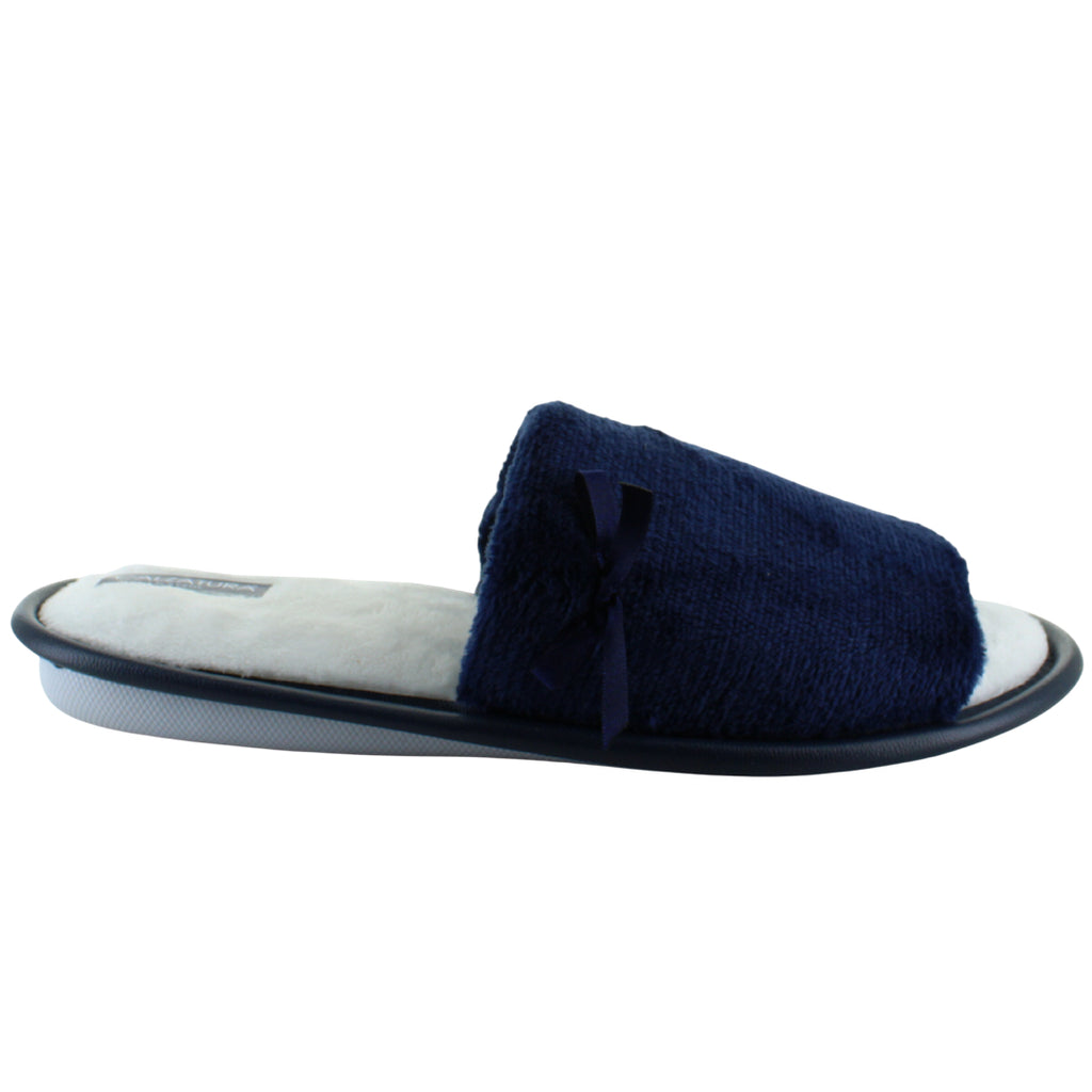 CALZATURA PANTUFLA SUECO AFELPADA CONFORT MOÑO MUJER 93421