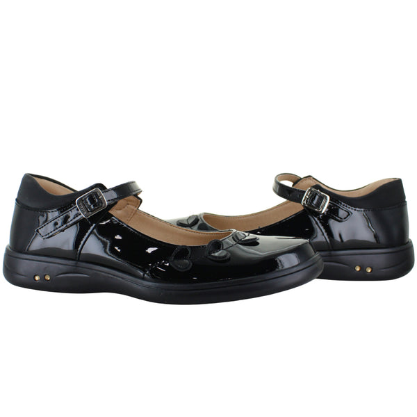 YUYIN ZAPATO BALERINA ESCOLAR MODA FORMAL CHAROL MUJER 93484