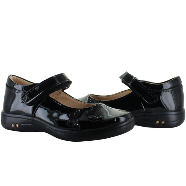 YUYIN ZAPATO BALERINA ESCOLAR MODA FORMAL CHAROL NIÑA 93569