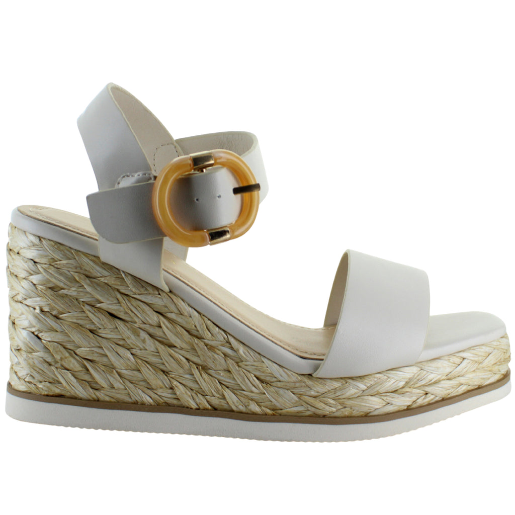 PERUGIA SANDALIA PLATAFORMA MODA CASUAL HEBILLA MUJER 93726
