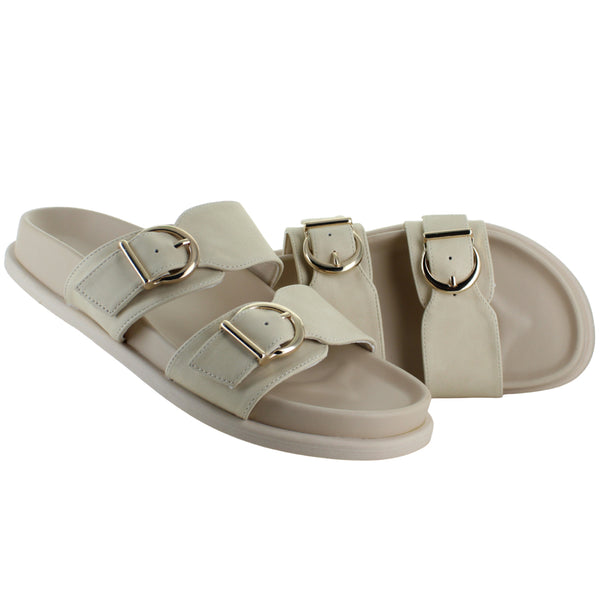 PERUGIA SANDALIA SUECO SLIDE MODA CASUAL HEBILLA MUJER 93733