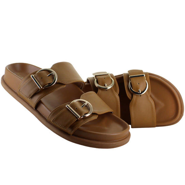 PERUGIA SANDALIA SUECO SLIDE MODA CASUAL HEBILLA MUJER 93734