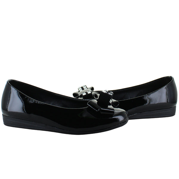 MUTANTE ZAPATO BALERINA MODA FIESTA MOÑO CHAROL NIÑA 94033