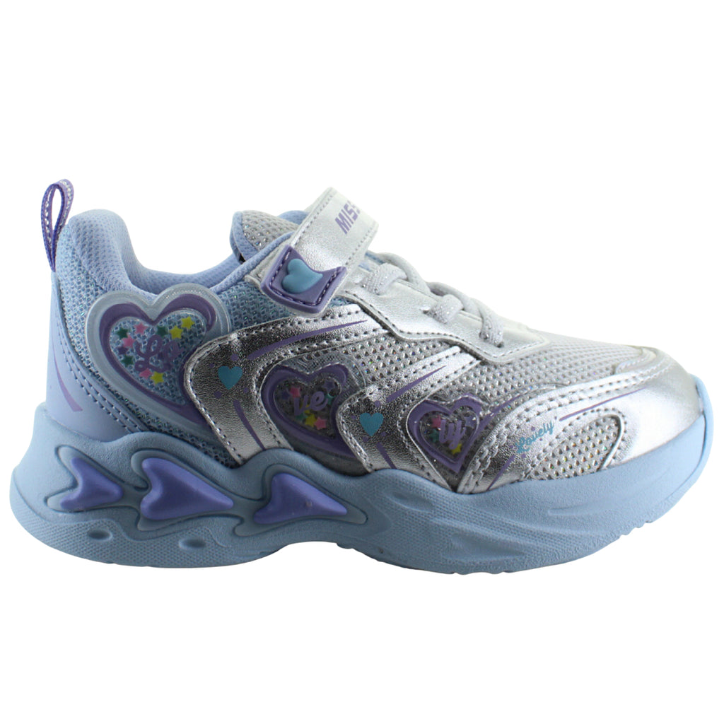 MISS PINK TENIS SNEAKERS URBANO CASUAL CONTACTEL NIÑA 94044